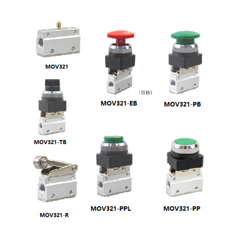MOV-serie 2 positie 3-weg pneumatische mechanische klep